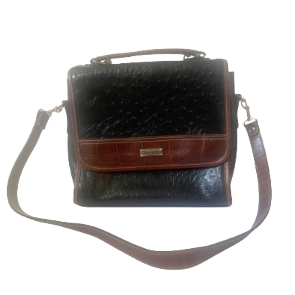 Vintage Carryland Faux Leather Tote / Shoulder Bag